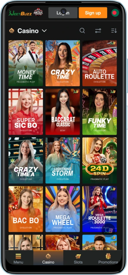 jeetbuzz casino page