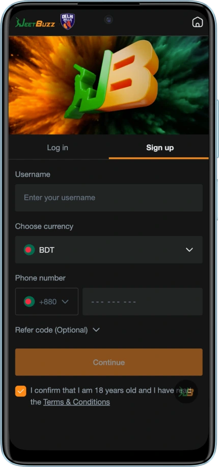 jeetbuzz registration page
